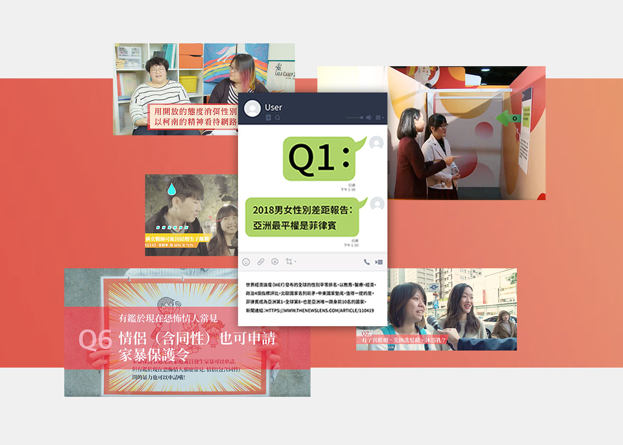 國際婦女節｜網迷世代 女路向前 RIGHTS in the Right Way／活動視覺設計／衛生福利部／以女性形象與切割幾何手法呈現網路語彙與性別議題 International Women’s Day｜RIGHTS in the Right Way／Event Visual Design／Ministry of Health and Welfare／Geometric female imagery interprets digital culture and gender issues